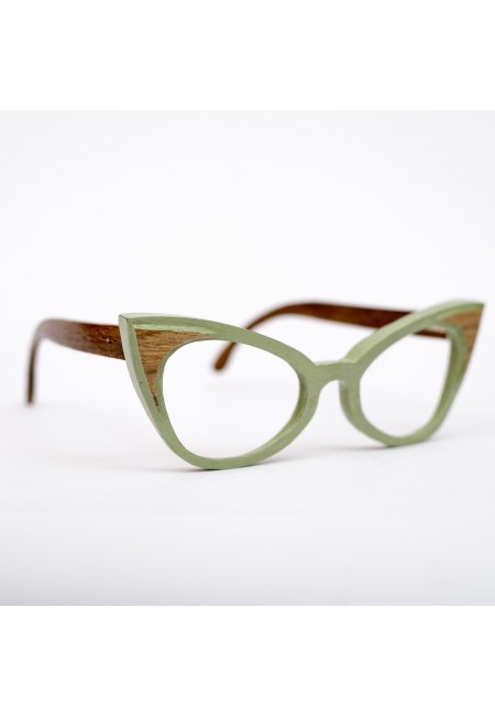 Green Wooden Glasses, Wood Eyeglasses, Wood Eyewear, Reading Glasses, Eyeglasses Frame Ukraine Shop