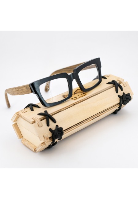 Black Wooden Glasses Frame Prescription Glasses Computer Glasses Unisex Reading Glasses